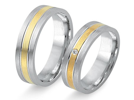 Trauringe 333 Bicolor
