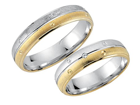 Trauringe 585 Bicolor