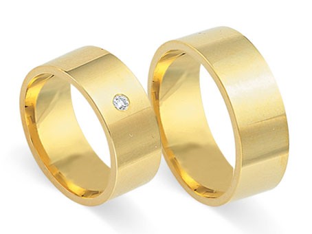 Trauringe 585 Gelbgold