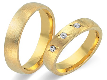 Trauringe 585 Gelbgold