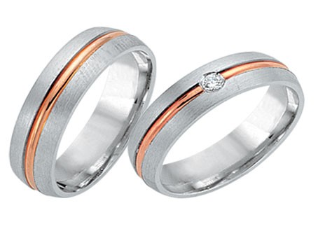 Trauringe 333 Bicolor