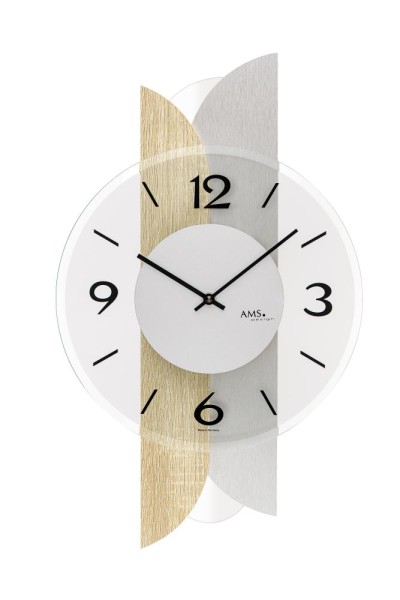 Wanduhr Quarz AMS