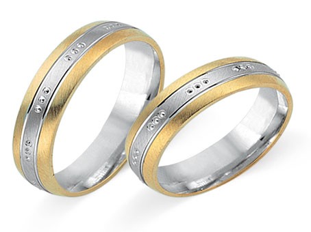 Trauringe 333 Bicolor