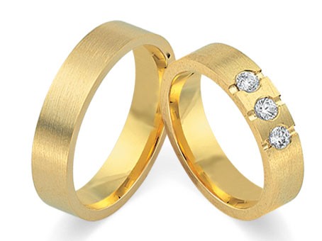 Trauringe 585 Gelbgold