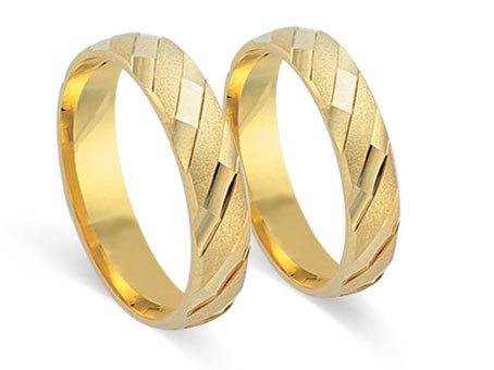 Trauringe 585 Gelbgold