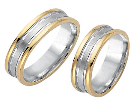 Trauringe 585 Bicolor