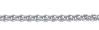 Zopf Collier Kette 2,1 mm