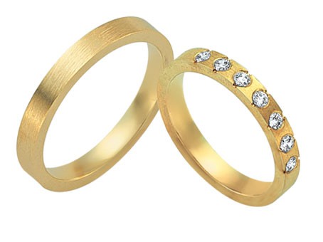 Trauringe 333 Gelbgold