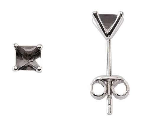 Silber Ohrstecker mit Zirkonia