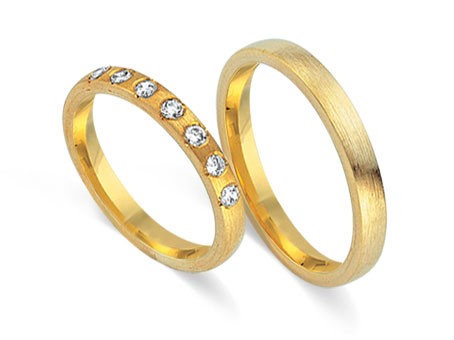 Trauringe 585 Gelbgold