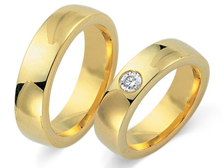 Trauringe 333 Gelbgold