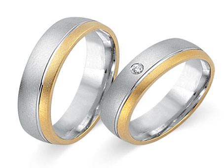 Trauringe 585 Bicolor