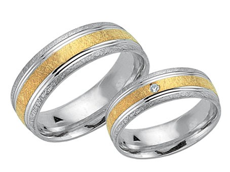 Trauringe 585 Bicolor