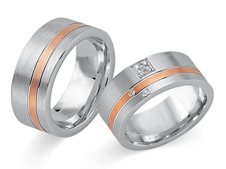 Trauringe 585 Bicolor