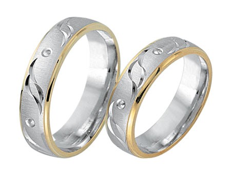 Trauringe 585 Bicolor
