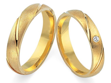Trauringe 585 Gelbgold
