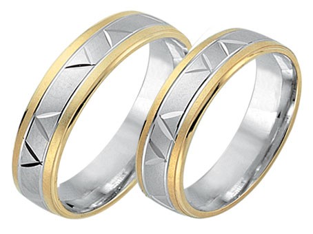 Trauringe 585 Bicolor
