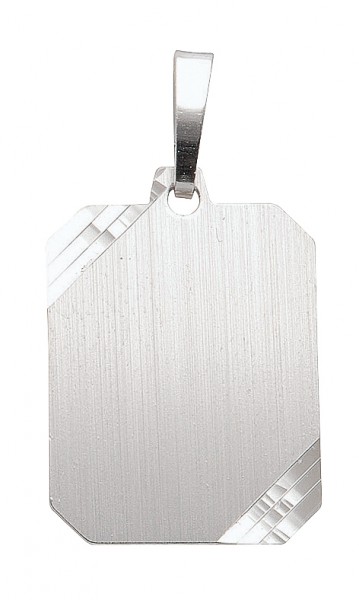 Gravurplatte aus Silber