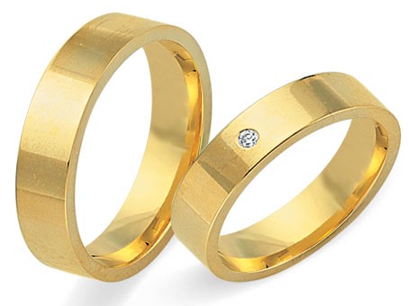 Trauringe 585 Gelbgold